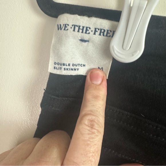 We The Free 83% Cotton Double Dutch Slit Skinny Pull On Stretch Jeans NWT Size M - Picture 10 of 16